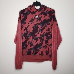 SOLD! New! Adidas Velvet AOP 'Camo' Active Hoodie || Men's Size: Large
